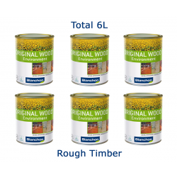 Blanchon BIOBASED ORIGINAL WOOD ENVIRONMENT 6 ltr (six 1 ltr cans) ROUGH TIMBER 01771083 (BL)